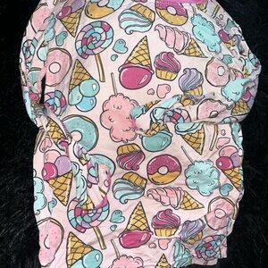 Little Sleepies Pink Candy & Ice Cream Print Tee